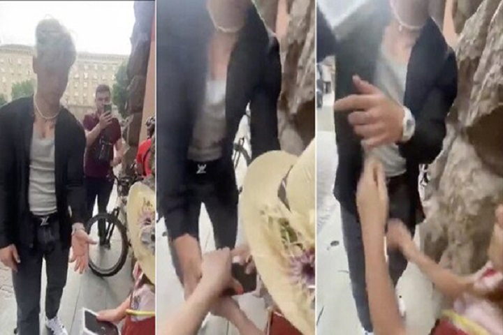 Video: Tiktoker le ‘regala’ un Iphone a una niña y fuera de cámaras le exige que se lo devuelva