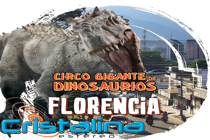 Cristalina te lleva gratis al Show Gigante de Dinosaaurios