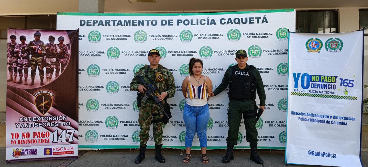 Capturan a la "reina de la extorsión".