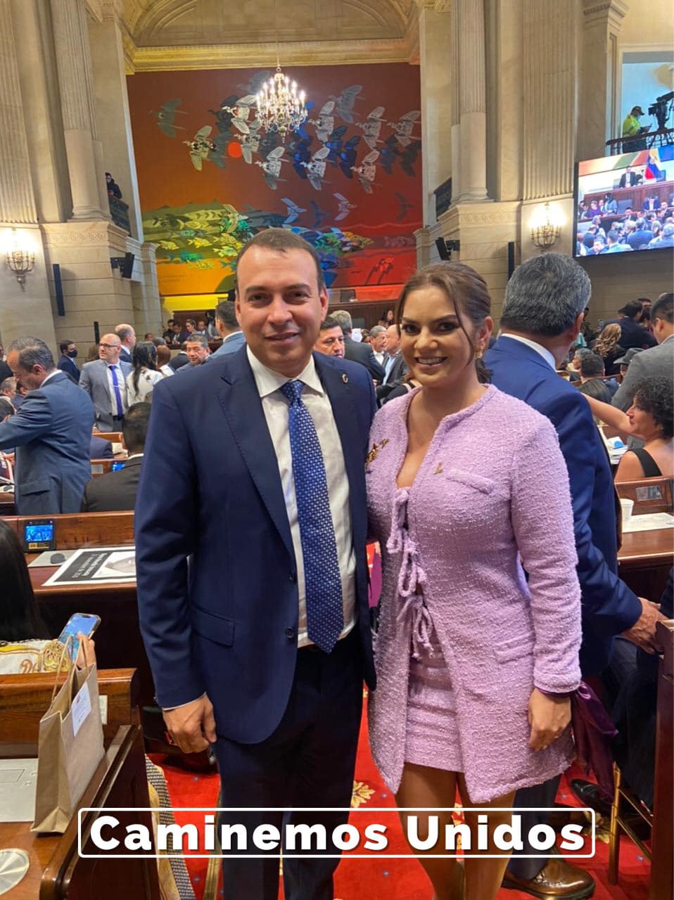 Representantes a la Cámara por Caquetá Gilma Díaz de Pacheco y Héctor Mauricio Cuéllar Pinzón.