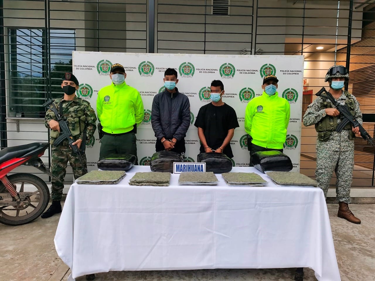 Neutralizan cargamento de marihuana.