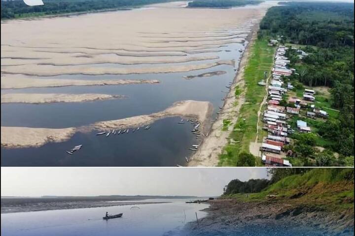 Urgente se seca el Rio Amazonas