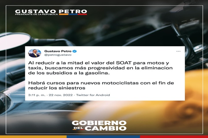 desde el 1 de diciembre el soat a mitad de precio