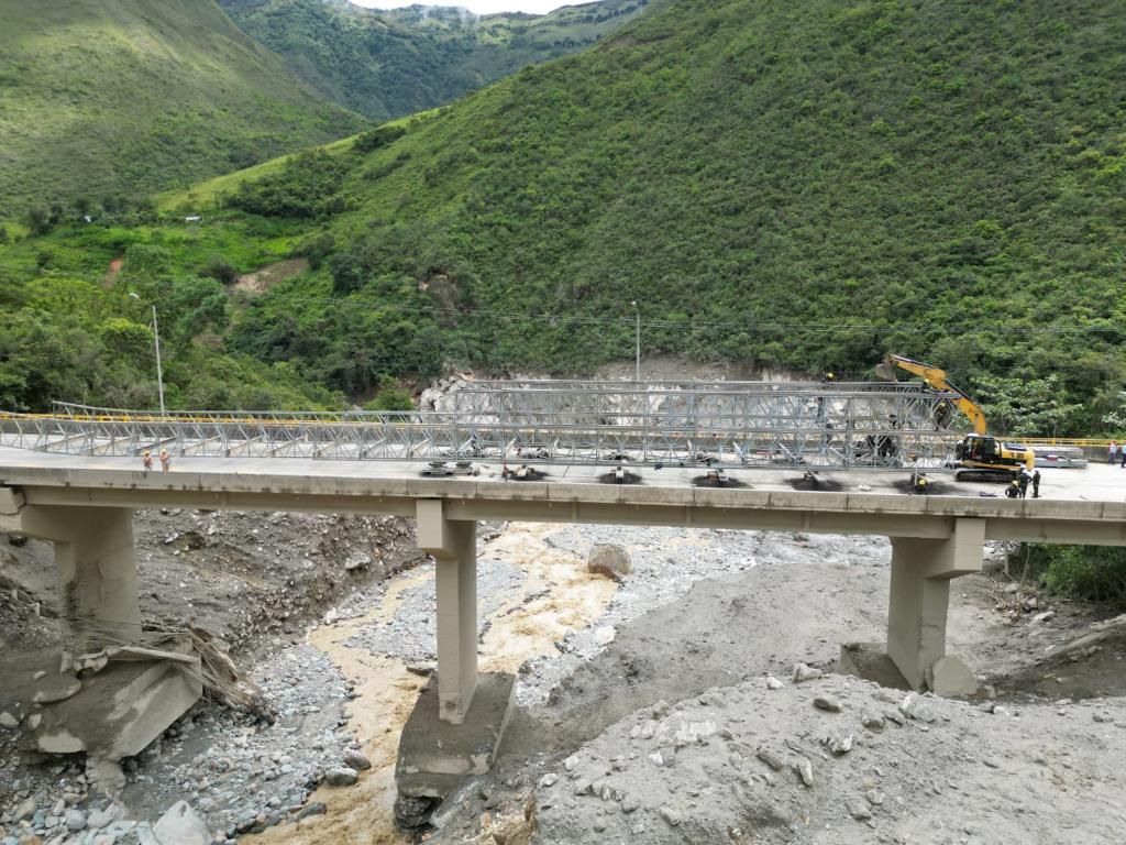 En enero de 2024 se entregaría el primero de los puentes que resultaron afectados en Quétame