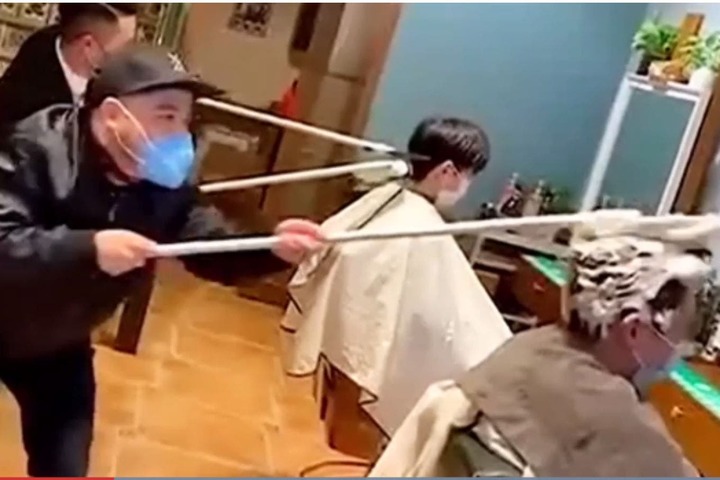 Corte del cabello en china por miedo al coronavirus