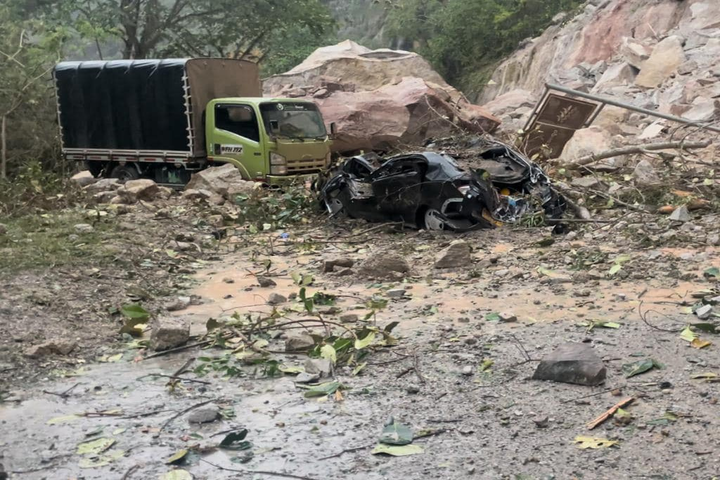 Como Ángel Leonardo Muñoz fue identificado el hombre que falleció en el derrumbe