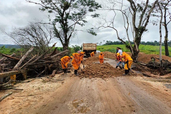 Emergencia Vial en la vía Montañita Paujil