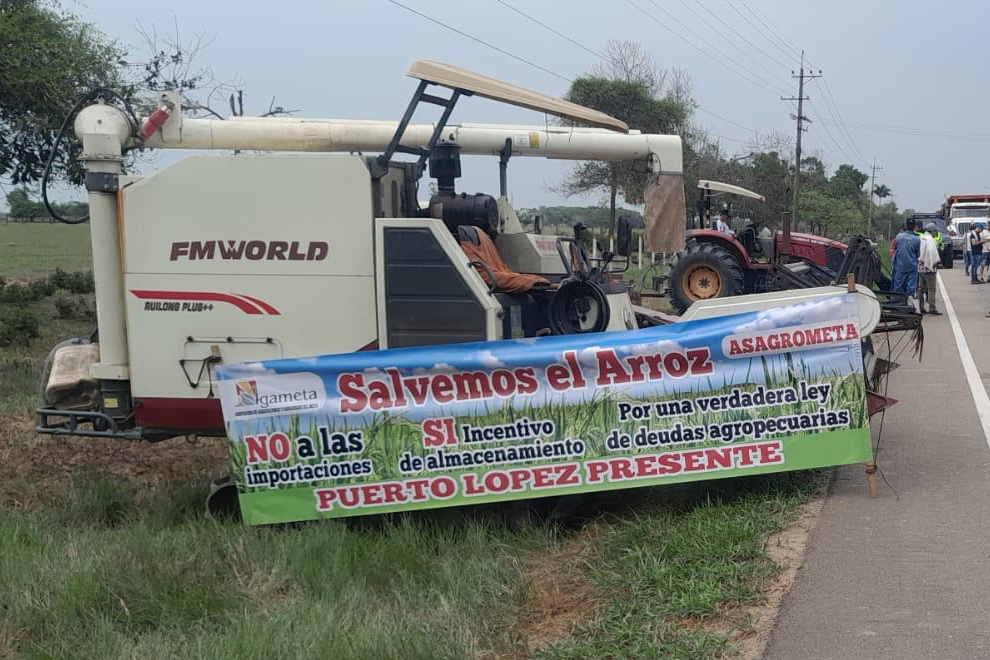 Paro arrocero se extiende a otras regiones del país