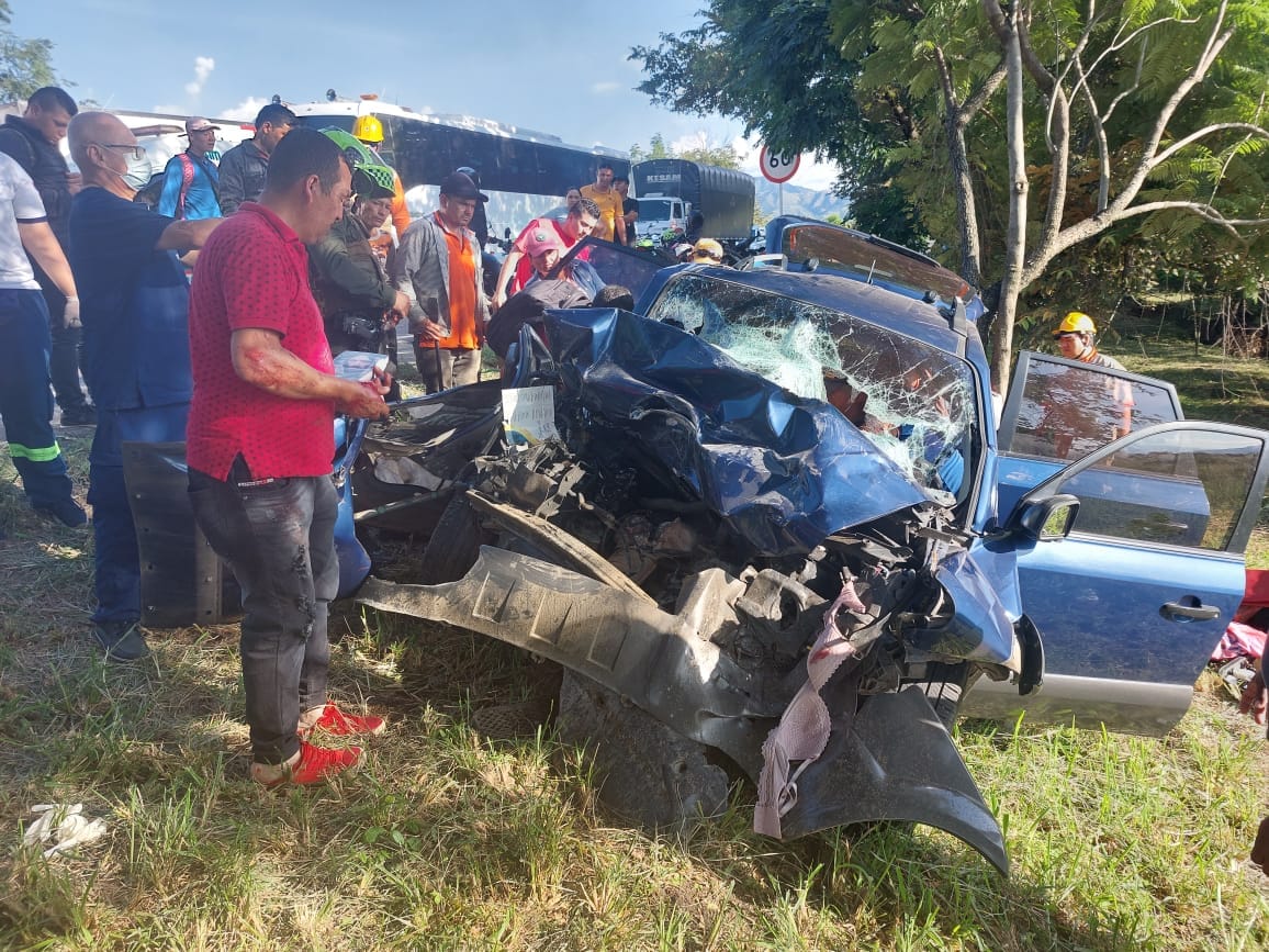Grave accidente en la Ruta 45