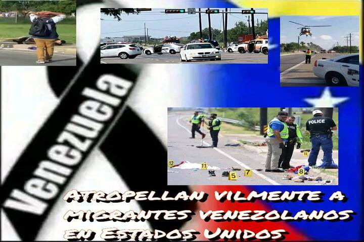 Impactante accidente, conductor atropelló migrantes Venezolanos