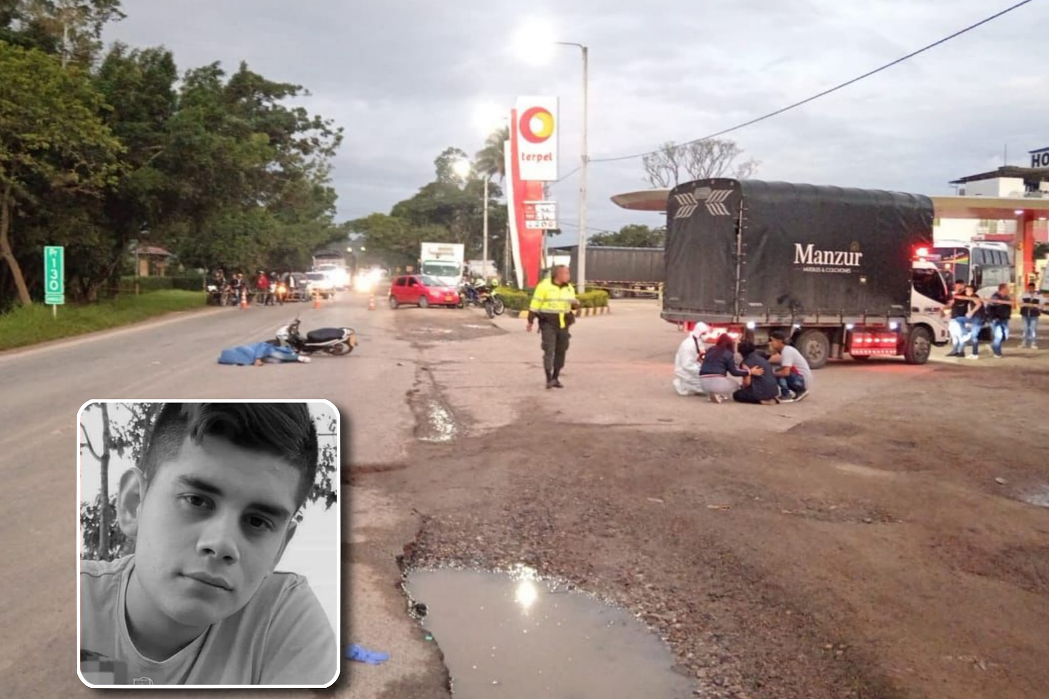 Joven murió en un trágico accidente