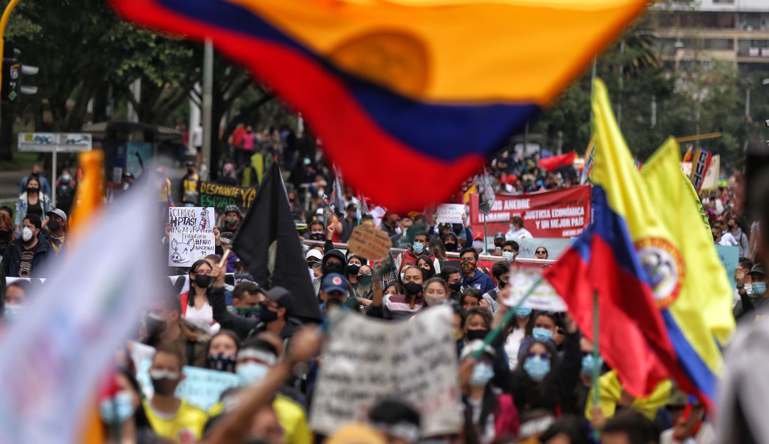 Con éxito se realizo marcha en el dia del trabajo.