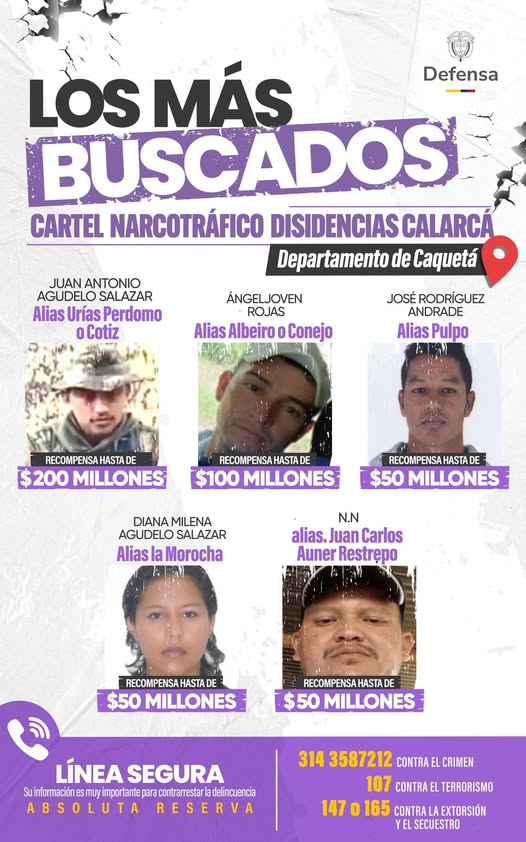 Anuncia Bloque de Búsqueda contra disidentes de las Farc