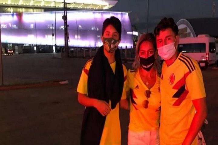 ¡La colombianada! Familia viajó a la Copa América y allá se enteró que era sin público