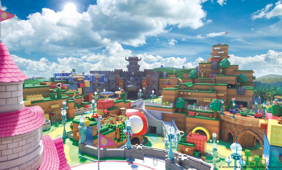 Nuevo parque temático de "Mario Bros"