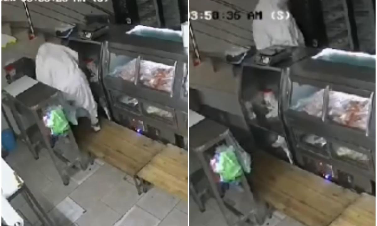 Ladrón se disfraza de fantasma para robar