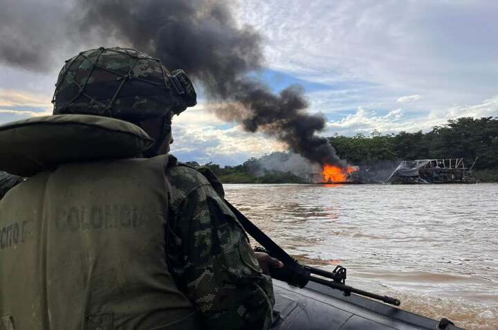 Golpe contundente a la minería ilegal en el Amazonas