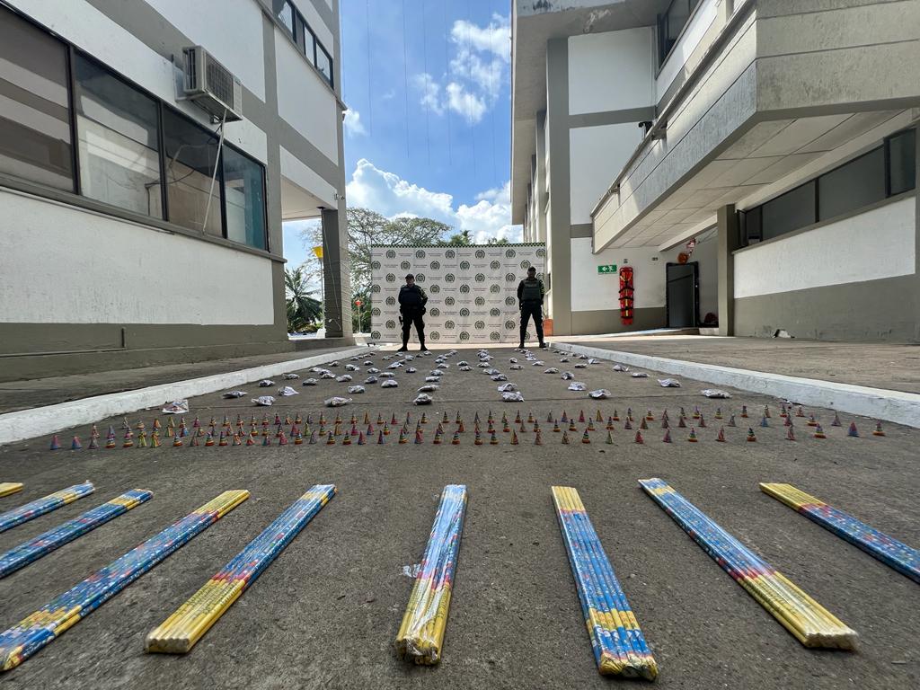 Sigue la incautación de pólvora en Caquetá.