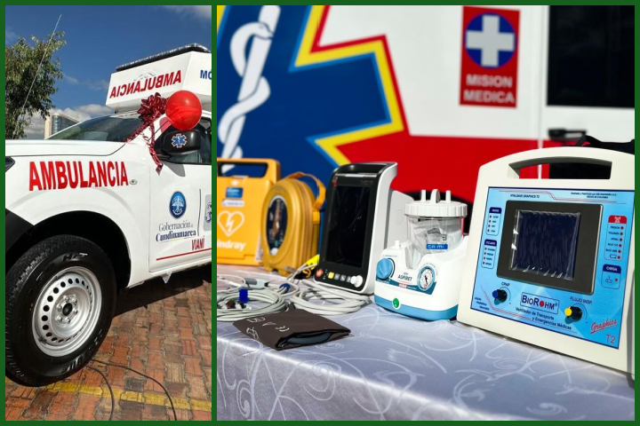 Cundinamarca Fortalece la Atención en Salud con Nueva Flota de Ambulancias