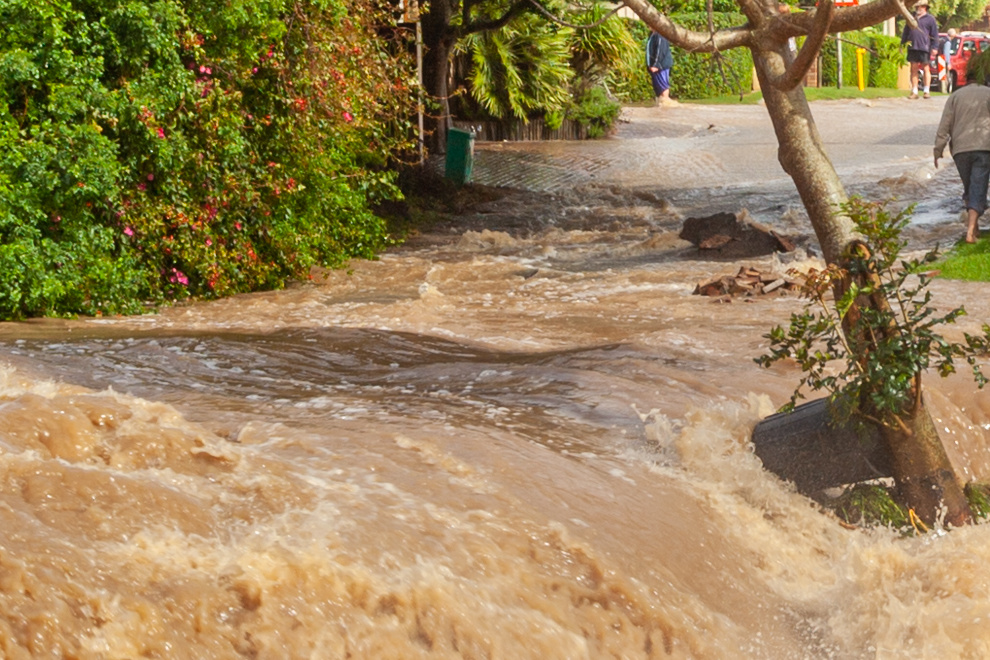 Fuertes lluvias causan estragos en la Inspección de Santandercito, municipio de San Antonio del Tequendama, Cundinamarca