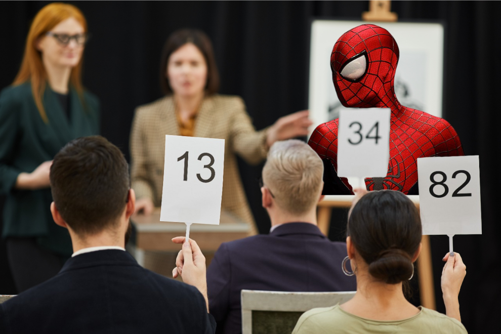 El traje de Spiderman será subastado en septiembre en Los Ángeles