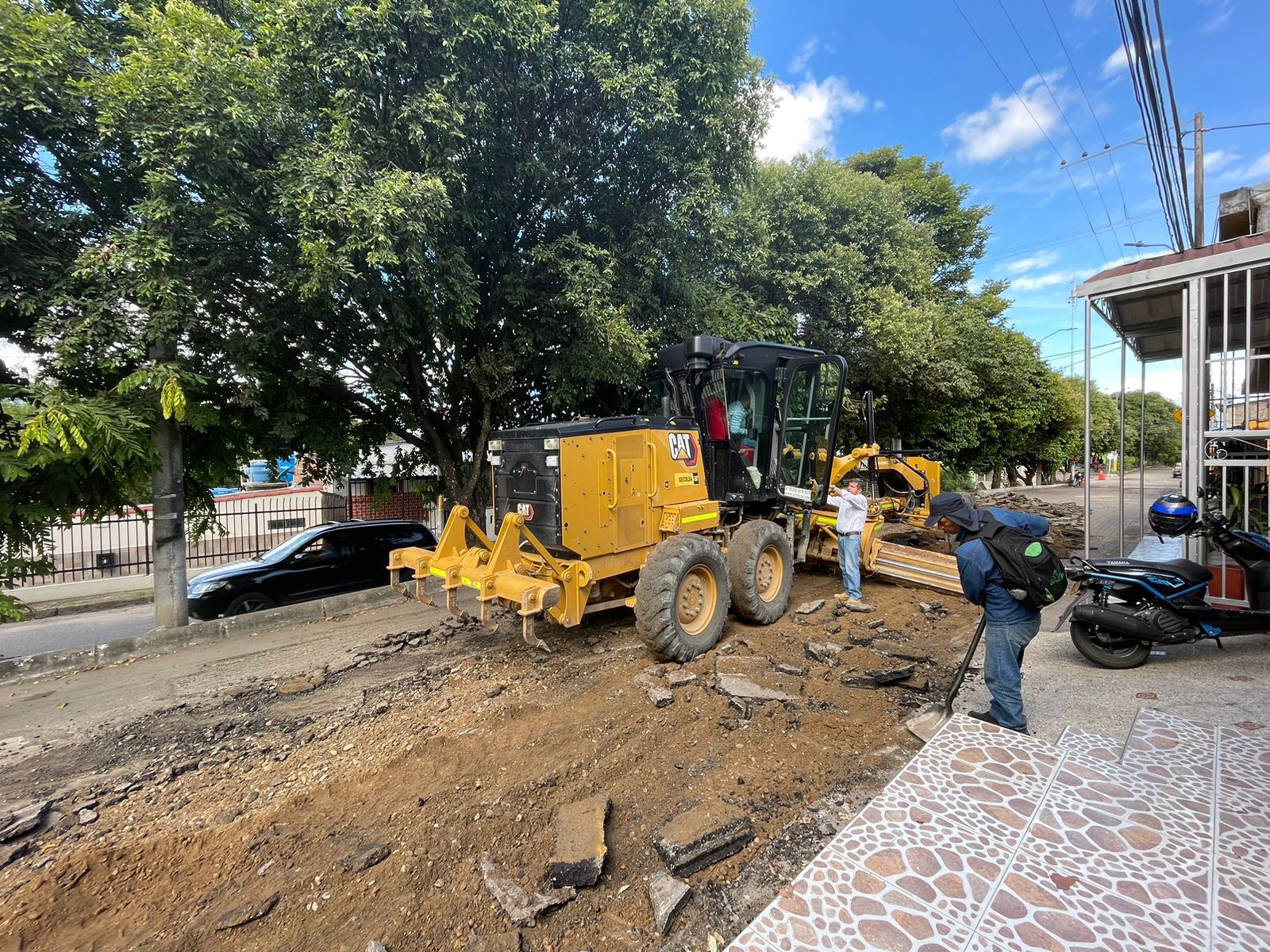 Comienzan los trabajos de preparación para la nueva via en Las Americas