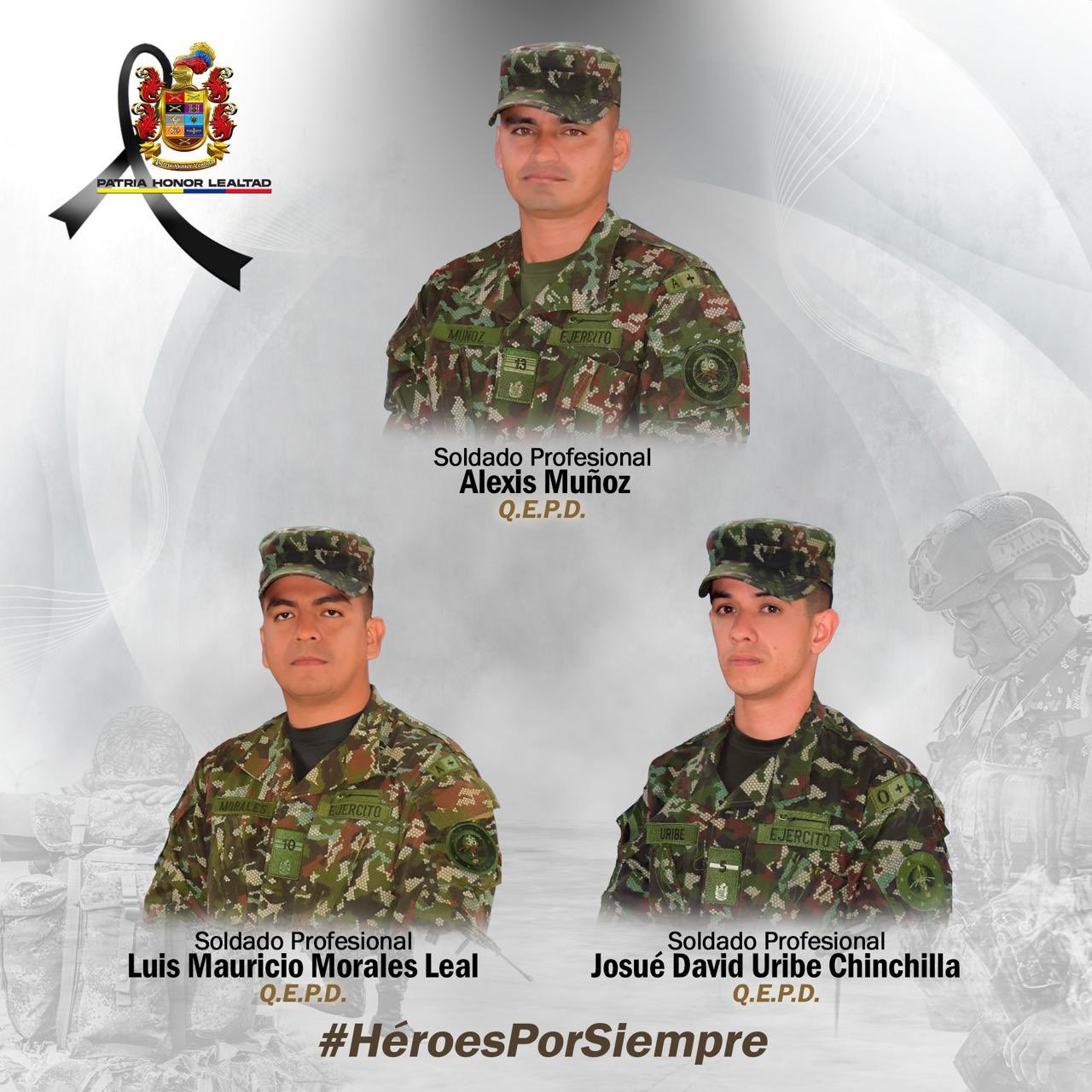 Tres soldados mueren en ataque armado en Caquetá