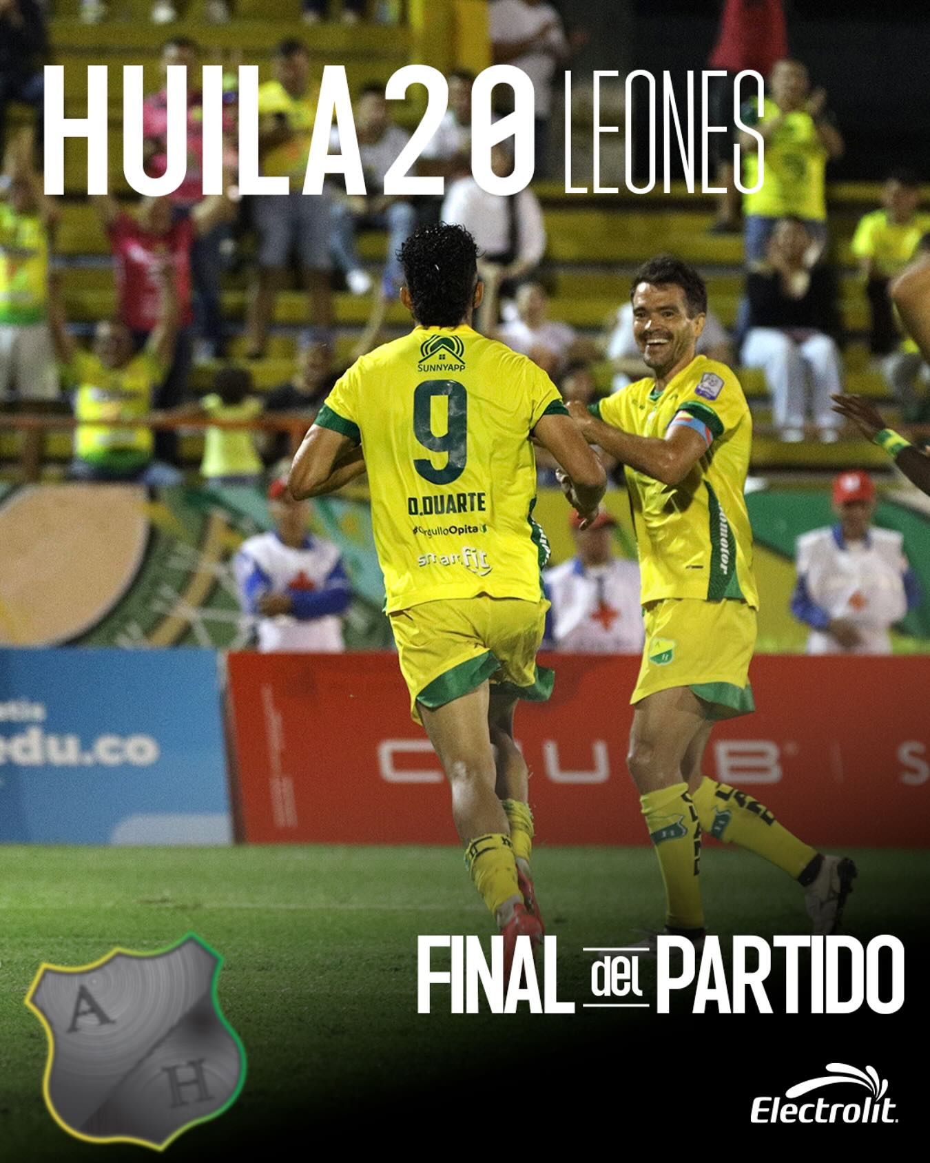 [AUDIO] Atlético Huila continúa ganando en el torneo de ascenso y se mantiene en zona de clasificación