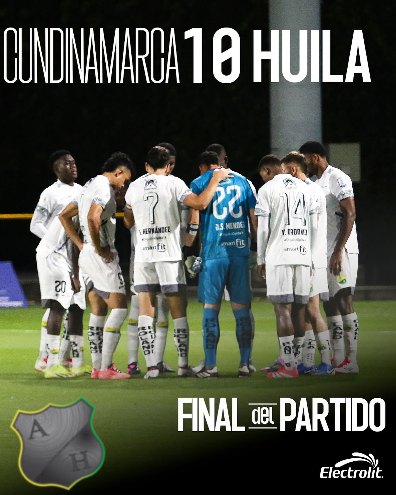 [AUDIO] Atlético Huila perdió en los últimos minutos frente a Cundinamarca en el torneo de ascenso