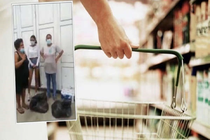Familia que saqueó tienda en Cali no aguantó la presión y devolvió el mercado