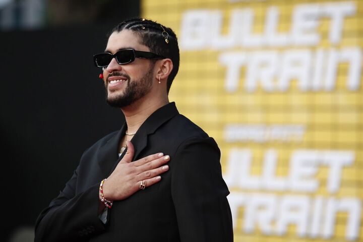 El cantante Bad Bunny está incontrolable