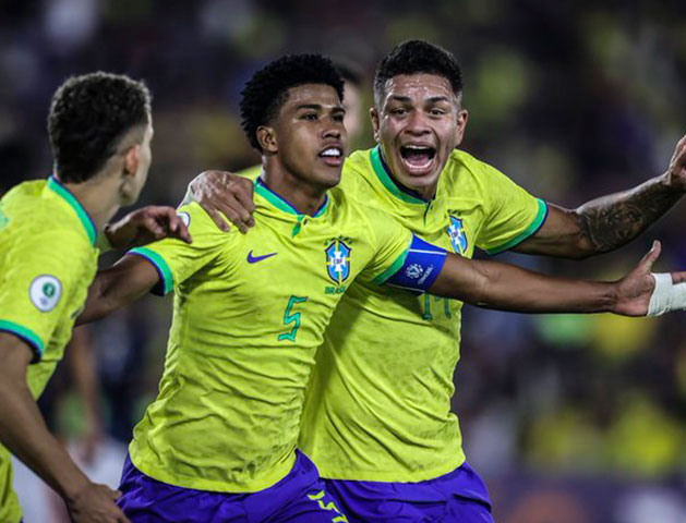 Brasil líder del Sudamericano Sub-20
