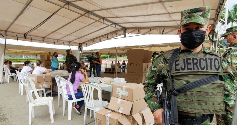 Fuerza publica garantiza seguridad para elecciones