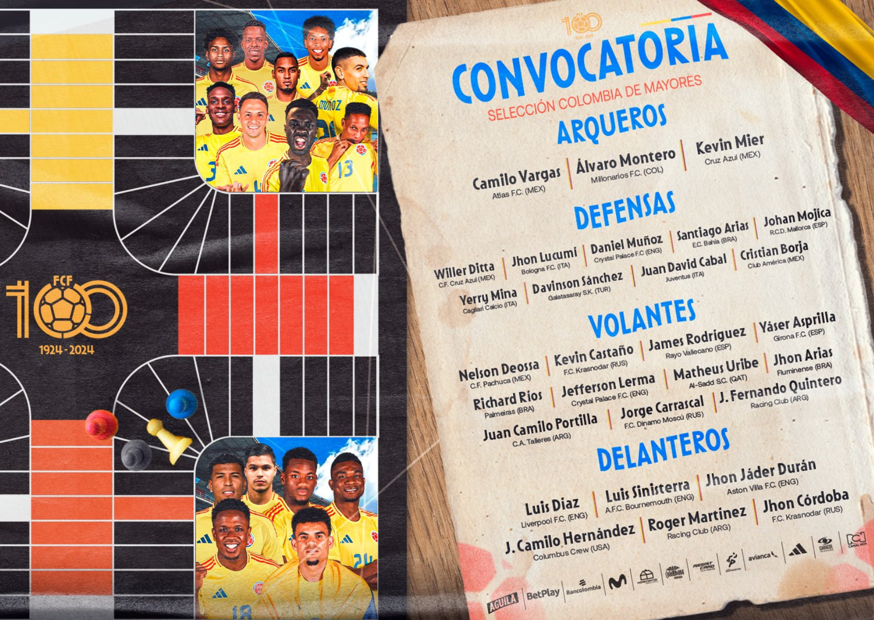 Nelson Deossa la principal novedad en la convocatoria de la Selección Colombia