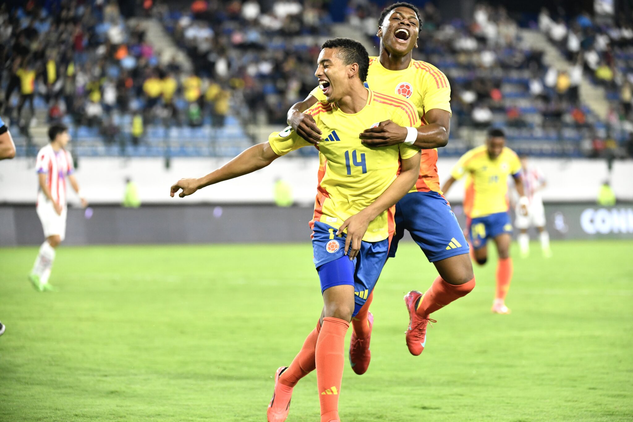 Selección Colombia goleó a Paraguay en el inicio del hexagonal del Sudamericano Sub 20 de fútbol