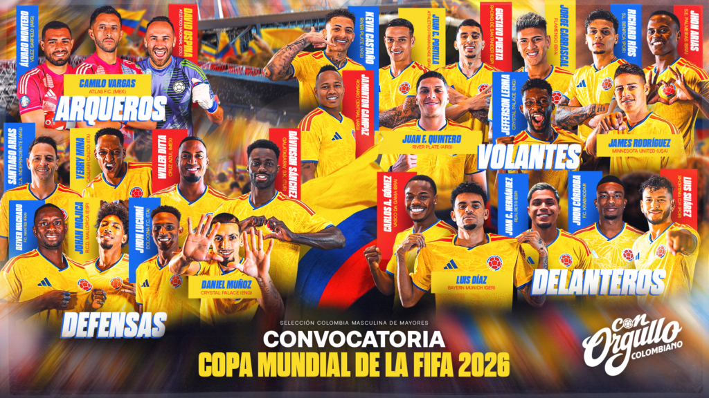 Listo los 26 mundialistas