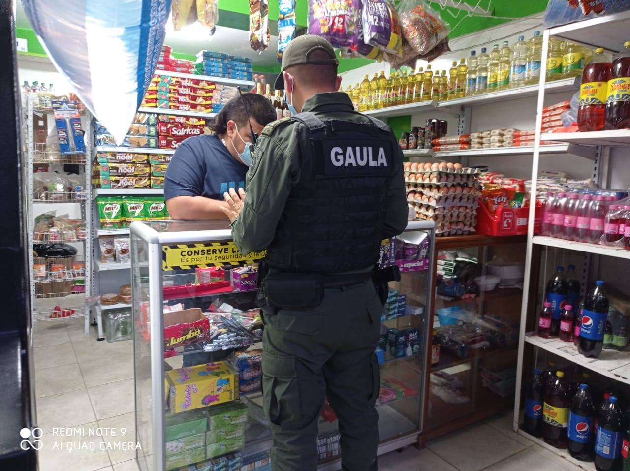 GAULA Caquetá realiza jornadas de prevención con los tenderos de Florencia.