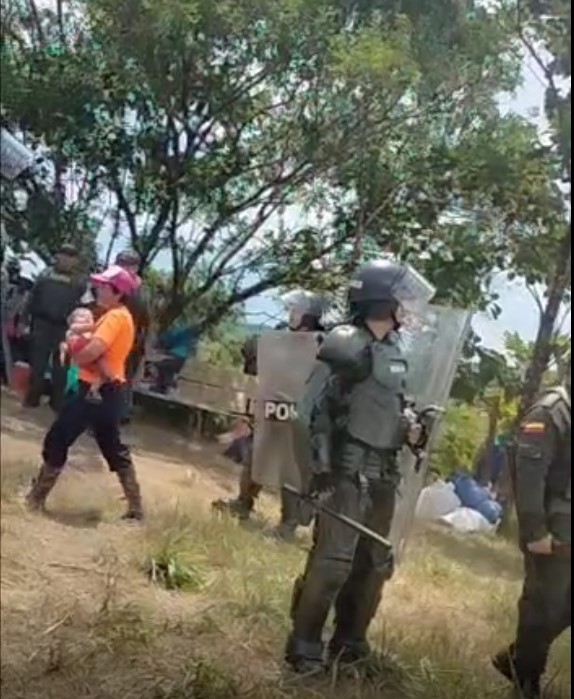 Frustran invasión a predio privado en  San José del Fragua.