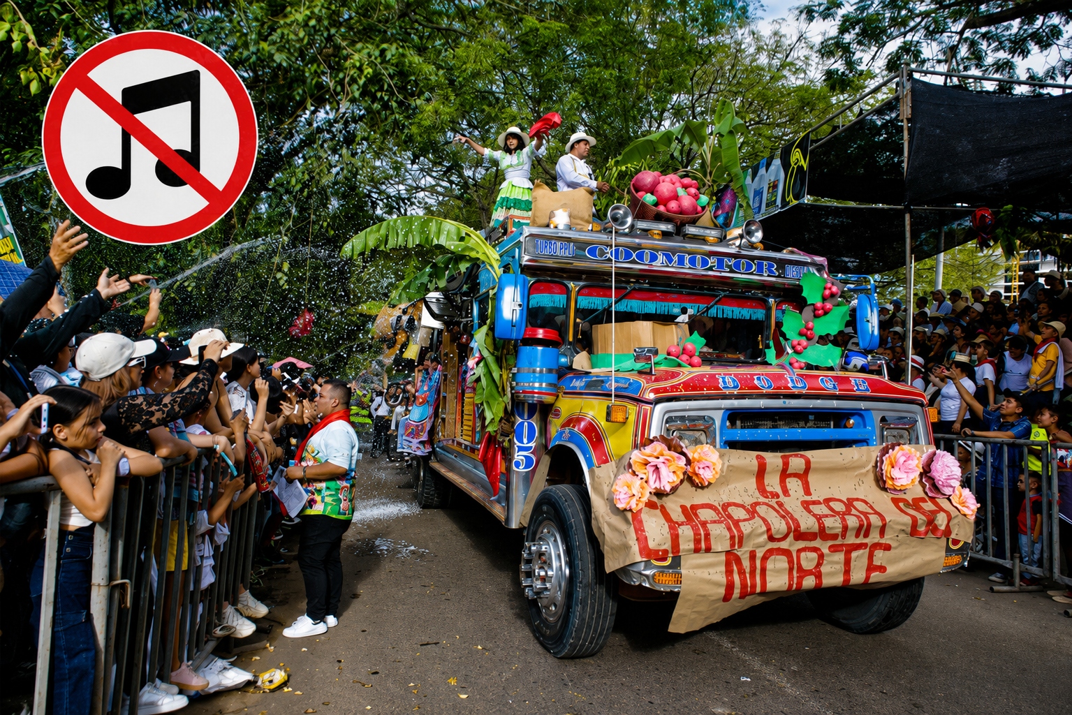 PROHIBEN MUSICA COMERCIAL EN LOS DESFILES DE SAN PEDRO