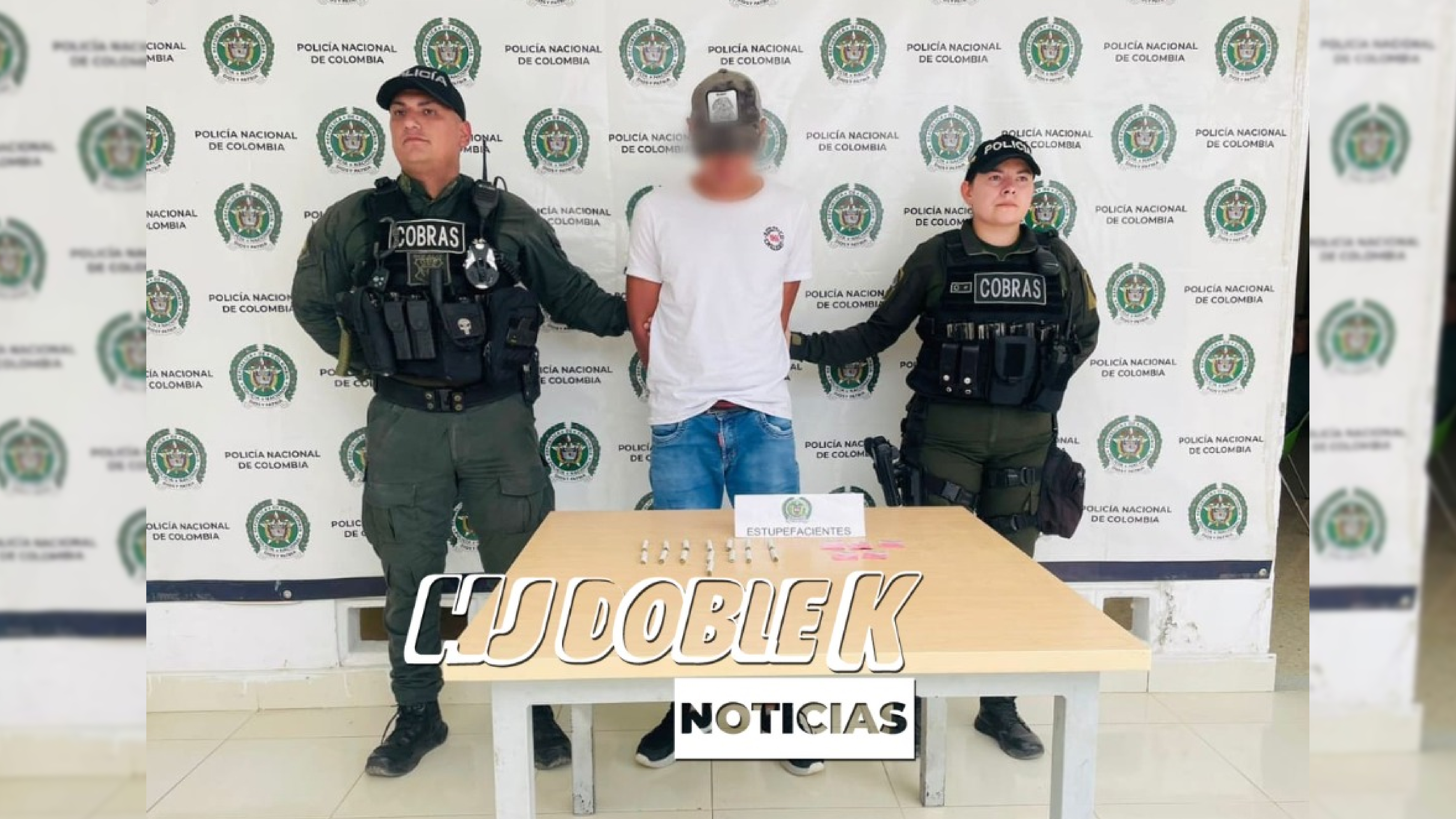 Continúan los golpes al micrográfico en Pitalito, este sujeto fue capturado y en su poder tenía marihuana y tusi.