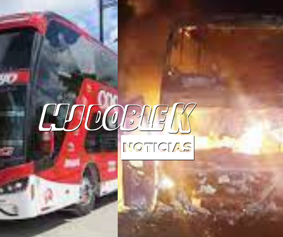 Bus de Coomotor de dos pisos que cubría la ruta Pitalito-Bogotá resultó incinerado.