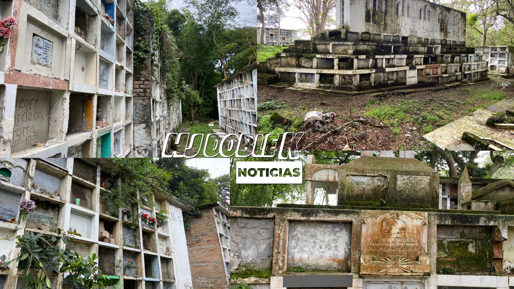 Deterioro en el cementerio de Pitalito