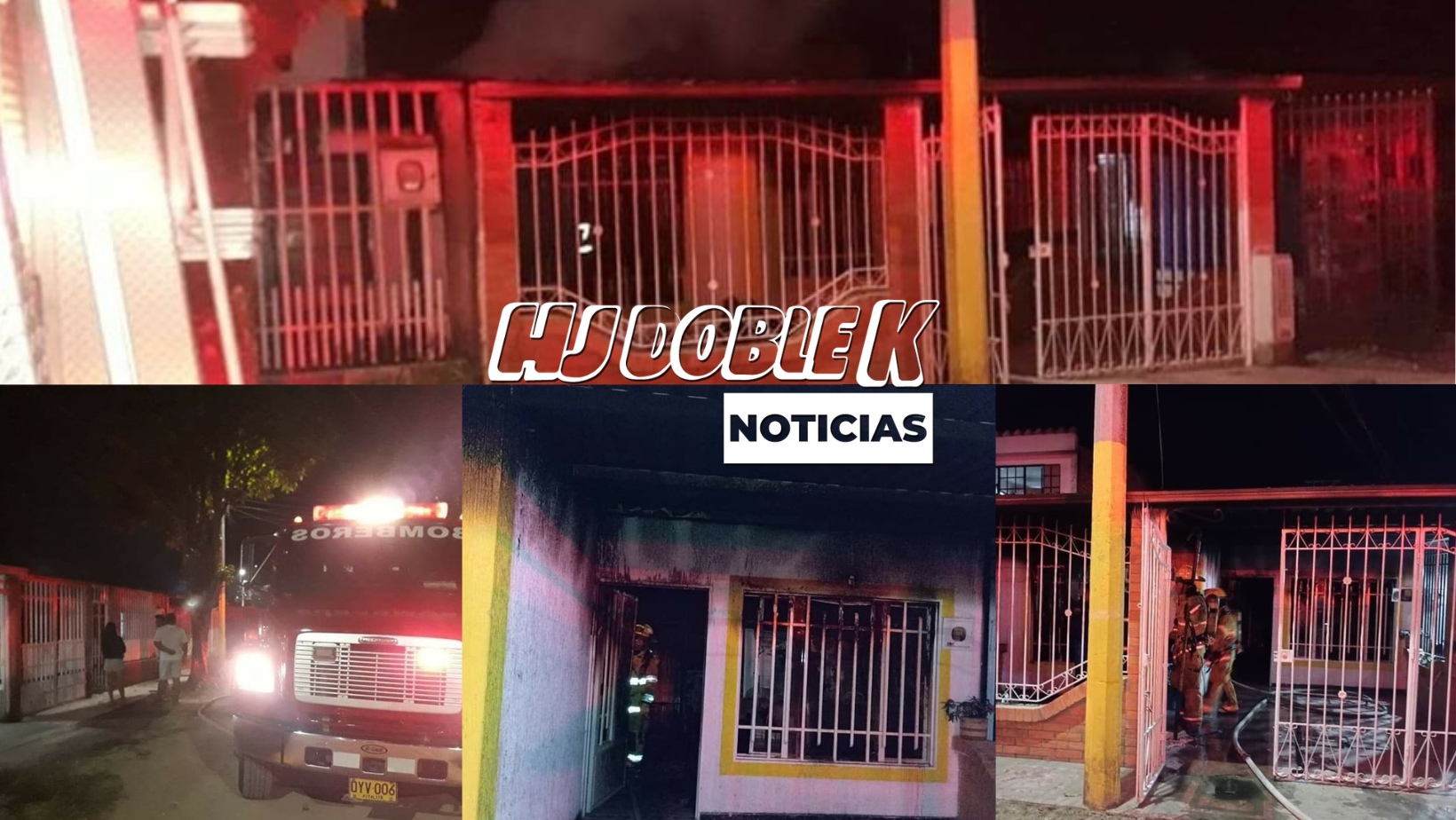 Un voraz incendio se presentó en una vivienda la madrugada de este miércoles en Pitalito.