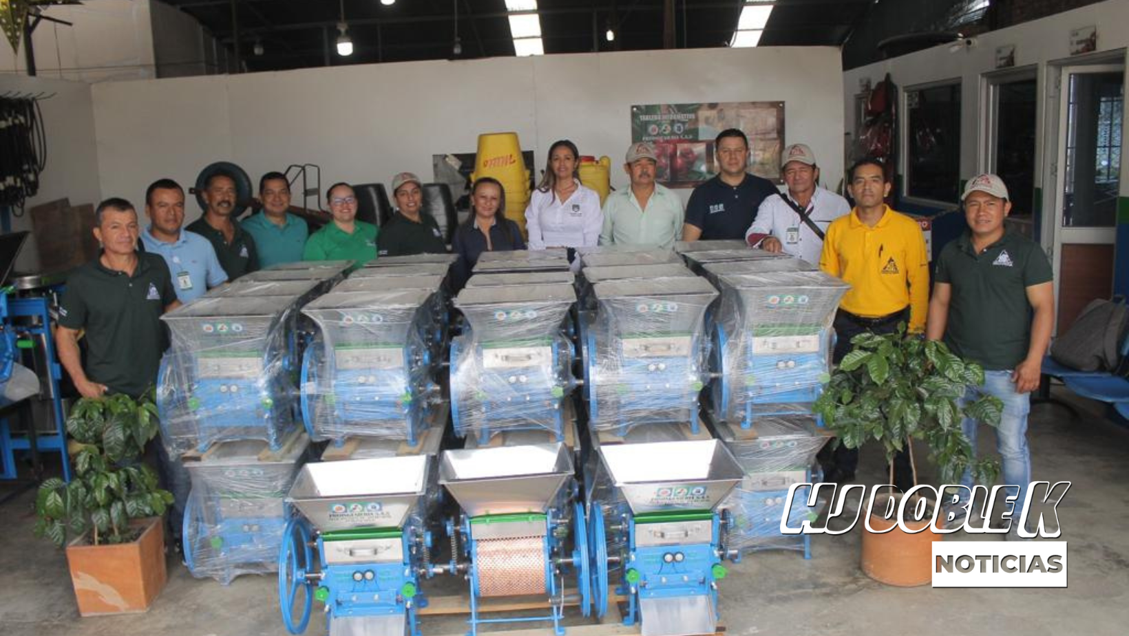 En el municipio de Pitalito inició entrega de máquinas despulpadoras.