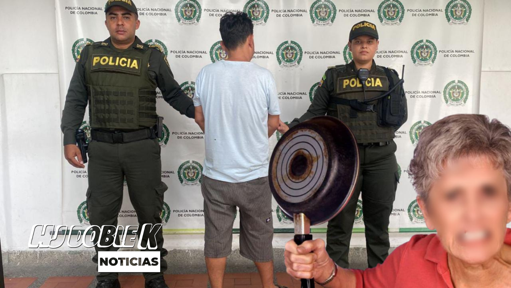 Por dañarle los vidrios a su suegra término capturado.
