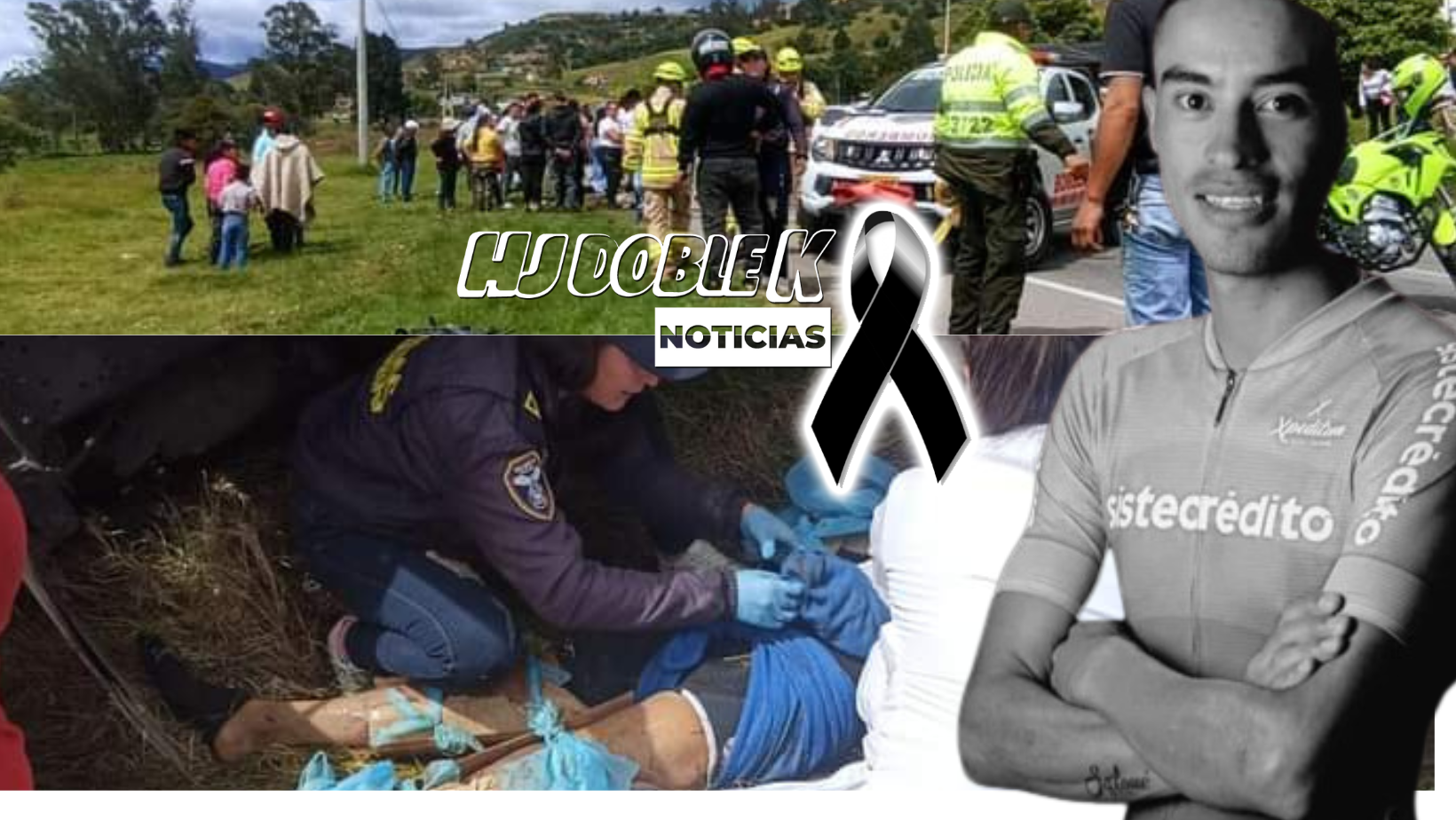 Trágico accidente acaba con la vida de un ciclista Colombiano.