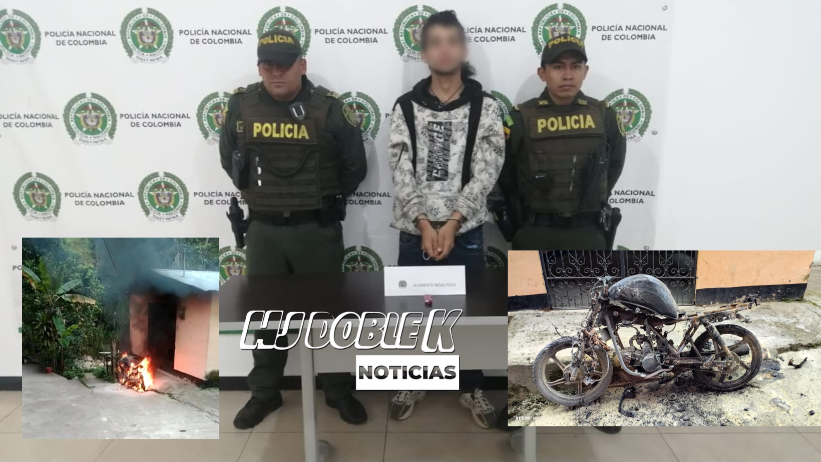 Por venganza incinero la motocicleta de su abuela.