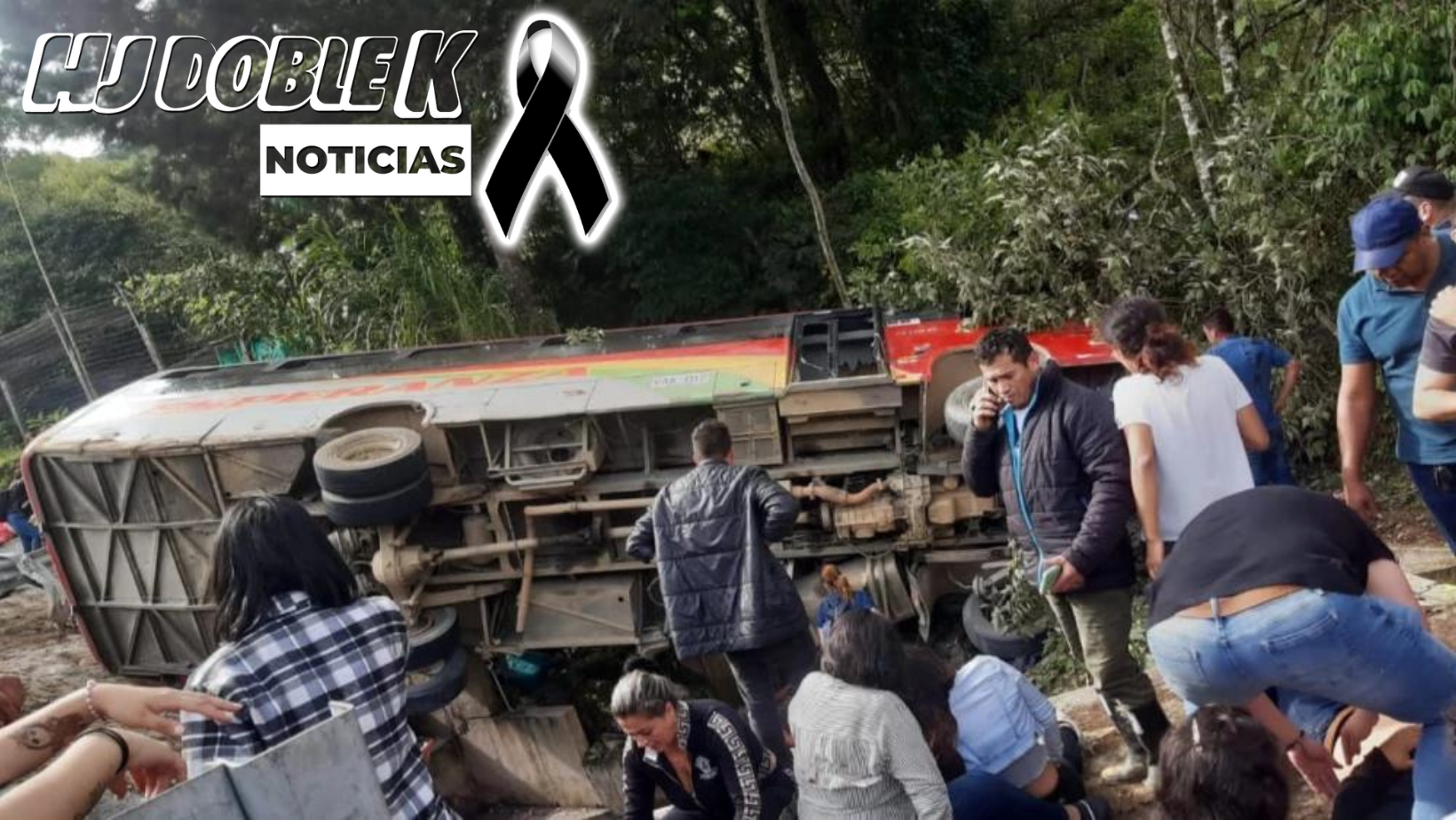 Grabe accidente de un autobús en Bituima, Cundinamarca, deja dos muertos y más de treinta heridos.
