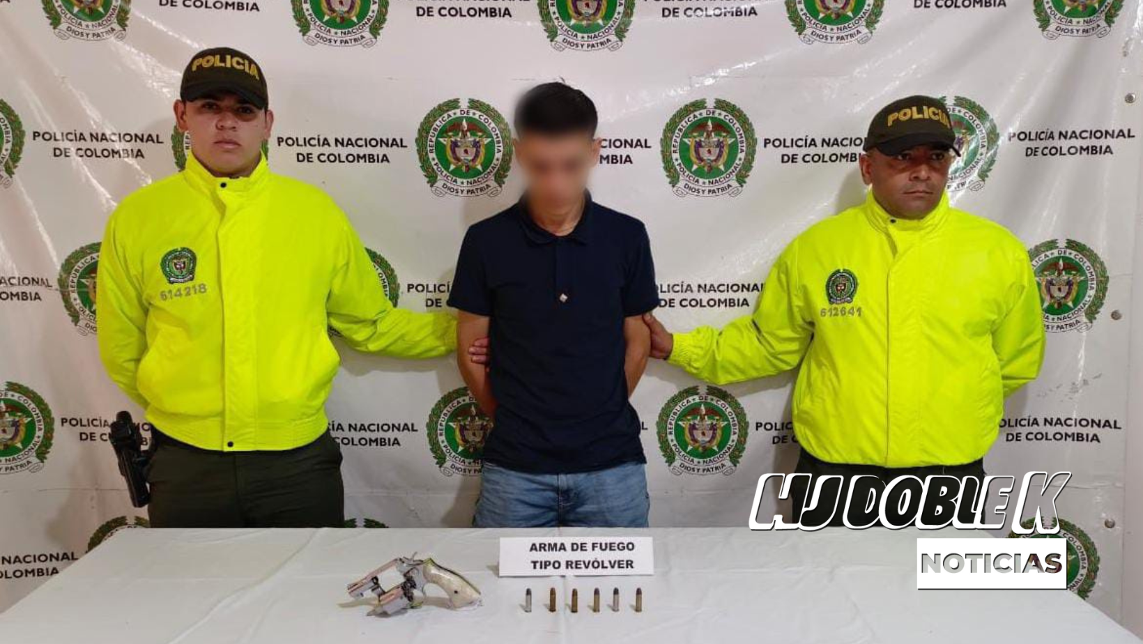 Joven de 19 años fue puesto a disposición de las autoridades.