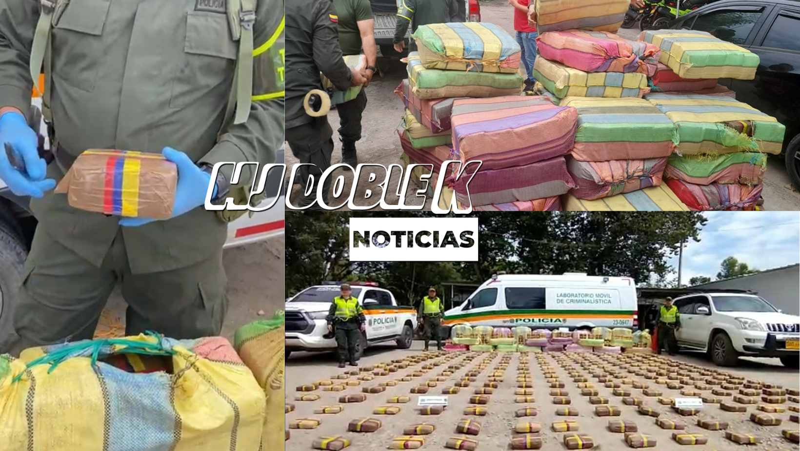 Fue encontrado un vehículo con 15 bultos de marihuana.
